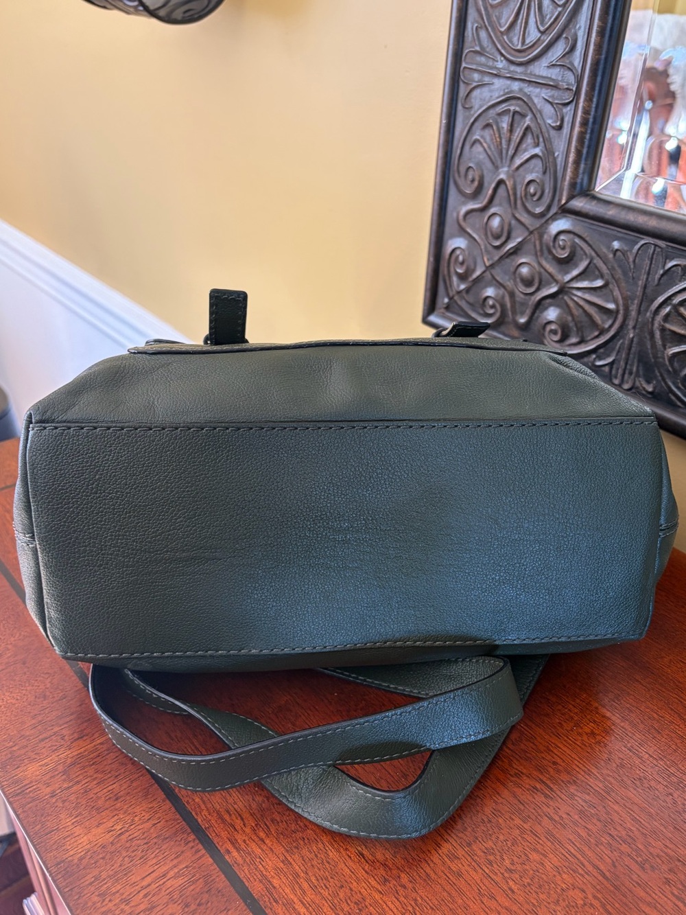 Kate Spade Southport Avenue Green Leather Satchel Crossbody - Picture 5 of 11